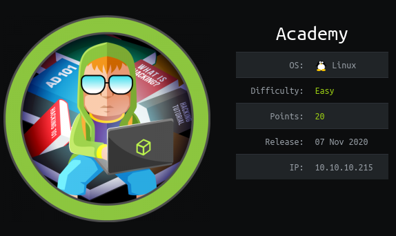 HackTheBox - Academy thumbnail