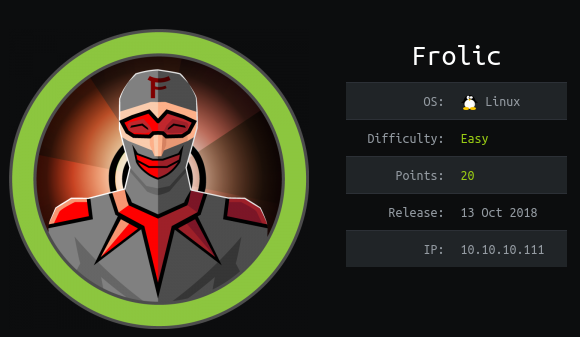 HackTheBox - Frolic thumbnail