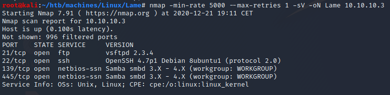 nmap