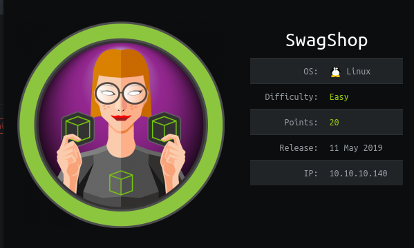 HackTheBox - SwagShop thumbnail